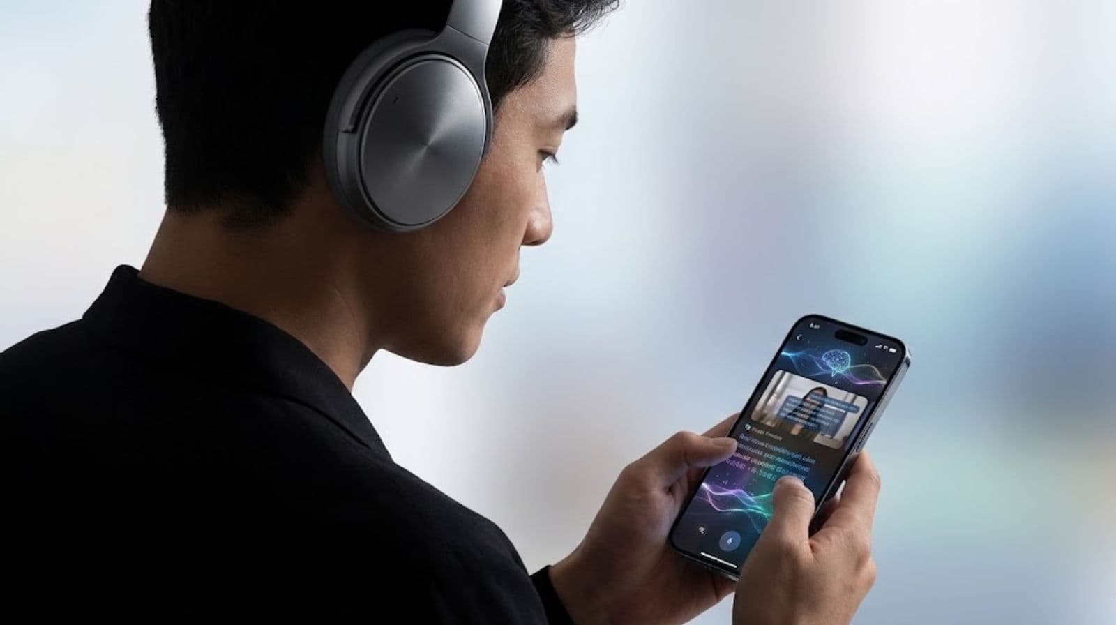 Google Gemini AI enabling real-time translation through headphones